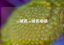 cc域名,cc域名申请