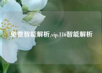 免费智能解析,vip.116智能解析
