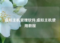 虚拟主机管理软件,虚拟主机使用教程