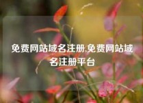 免费网站域名注册,免费网站域名注册平台