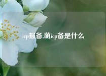 icp报备,萌icp备是什么