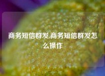 商务短信群发,商务短信群发怎么操作