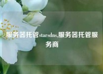 服务器托管starsdns,服务器托管服务商