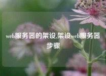 web服务器的架设,架设web服务器步骤