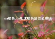 cdn服务,cdn加速服务器怎么赚钱