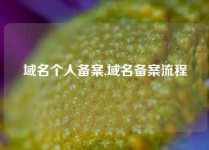 域名个人备案,域名备案流程