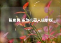 鲨鱼机,鲨鱼机器人破解版