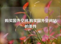 购买国外空间,购买国外空间站的条件
