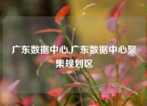 广东数据中心,广东数据中心聚集规划区