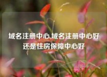 域名注册中心,域名注册中心好还是住房保障中心好