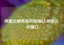 阿里云服务器开放端口,阿里云 开端口