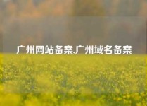广州网站备案,广州域名备案