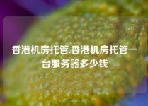 香港机房托管,香港机房托管一台服务器多少钱