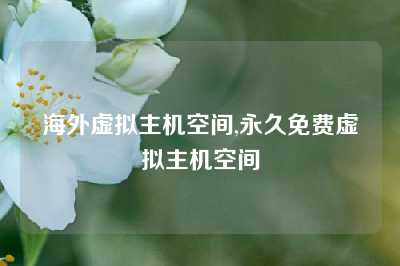 海外虚拟主机空间,永久免费虚拟主机空间
