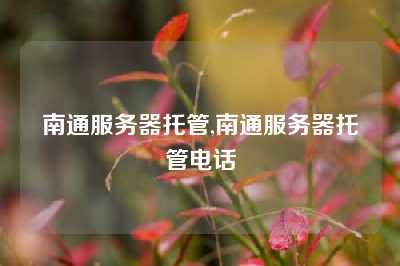南通服务器托管,南通服务器托管电话