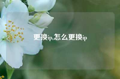 更换ip,怎么更换ip