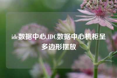 idc数据中心,IDC数据中心机柜呈多边形摆放