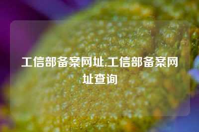 工信部备案网址,工信部备案网址查询