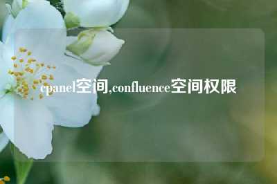 cpanel空间,confluence空间权限