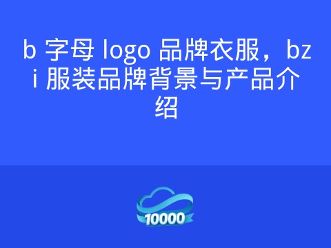 b 字母 logo 品牌衣服,bzi 服装品牌背景与产品介绍
