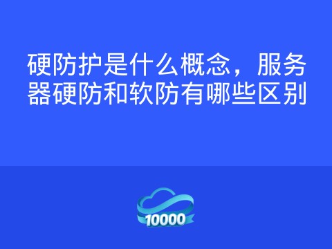 硬防护是什么概念,服务器硬防和软防有哪些区别