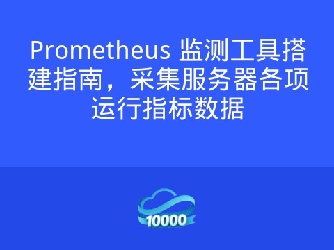 Prometheus 监测工具搭建指南,采集服务器各项运行指标数据