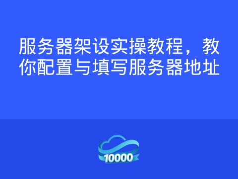 服务器架设实操教程,教你配置与填写服务器地址