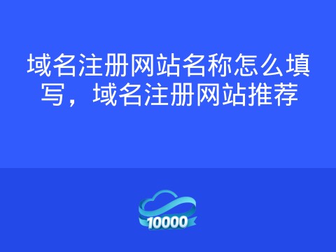 域名注册网站名称怎么填写,域名注册网站推荐