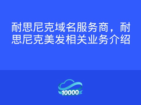 耐思尼克域名服务商,耐思尼克美发相关业务介绍