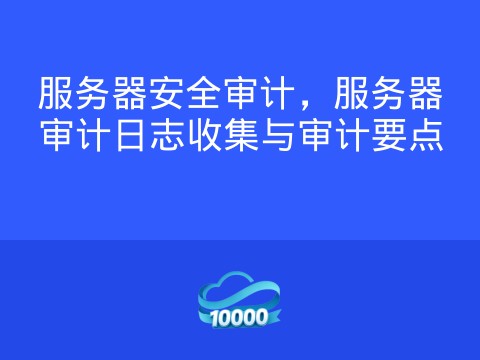 服务器安全审计,服务器审计日志收集与审计要点