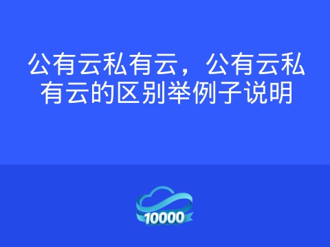公有云私有云,公有云私有云的区别举例子说明