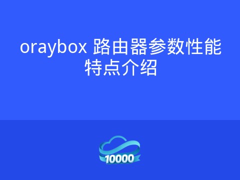 oraybox 路由器参数性能特点介绍