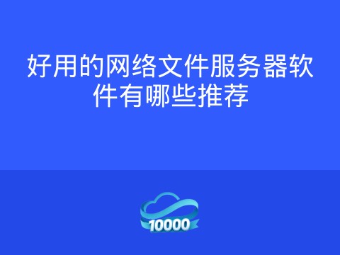 好用的网络文件服务器软件有哪些推荐