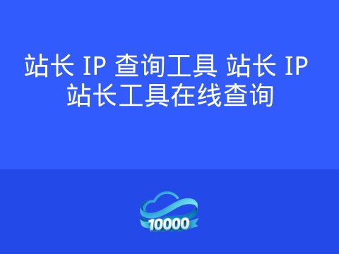 站长 IP 查询工具 站长 IP 站长工具在线查询