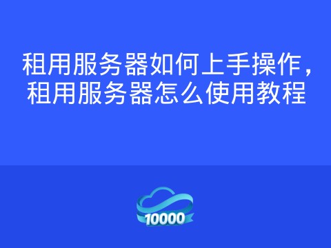 租用服务器如何上手操作,租用服务器怎么使用教程